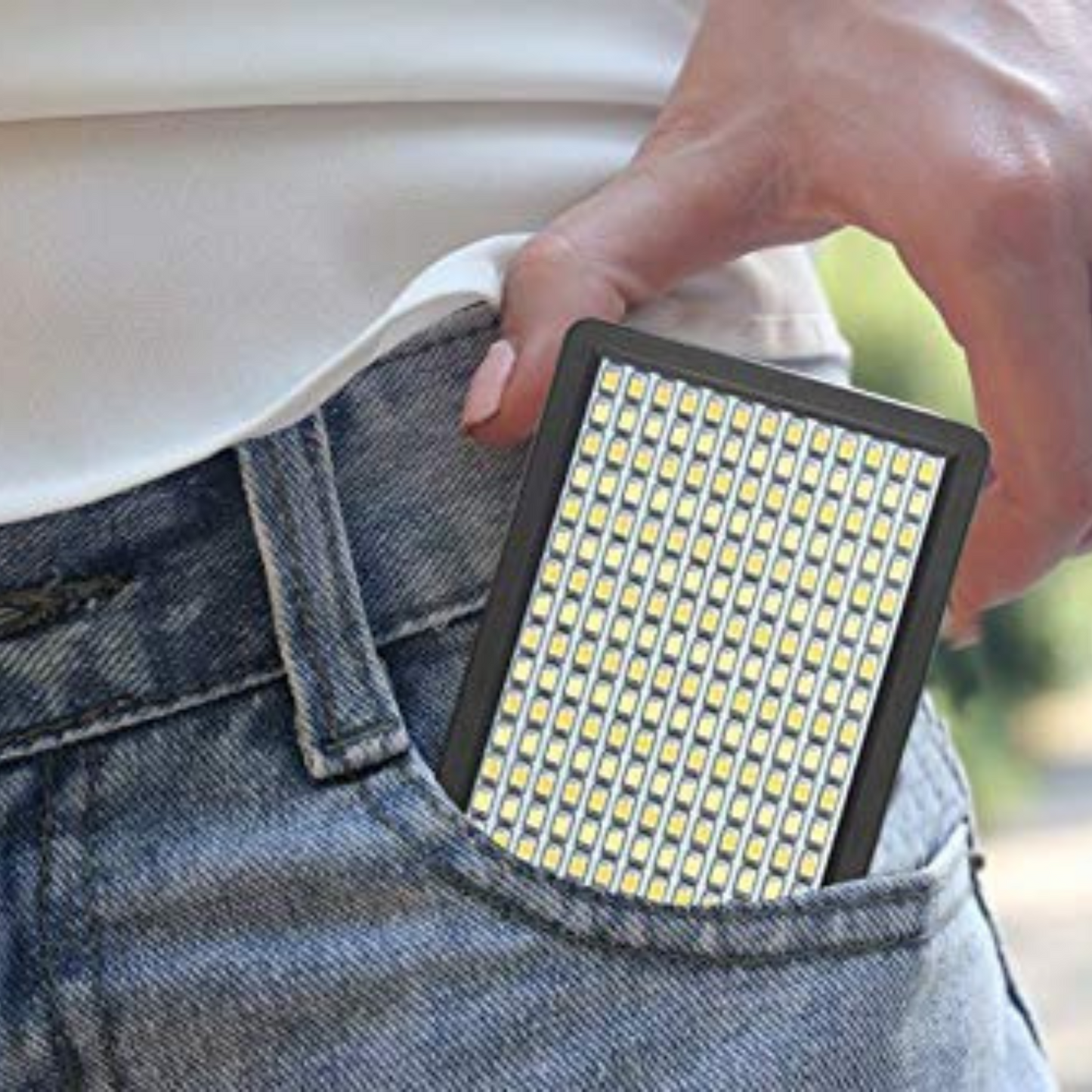 Osaka Bi-Color Dimmable LED Video Light OS-LED-308 Pocket LED Slim for All DSLR Video Cameras YouTube Video tiktok Photography Shooting with F750 Battery 8000 mAh and Fast Charger - OSAKATEK