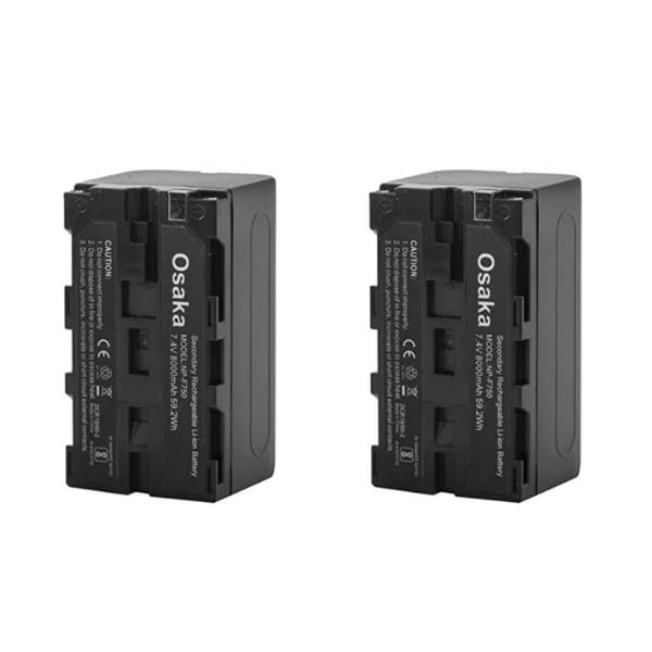 Two black Osaka batteries