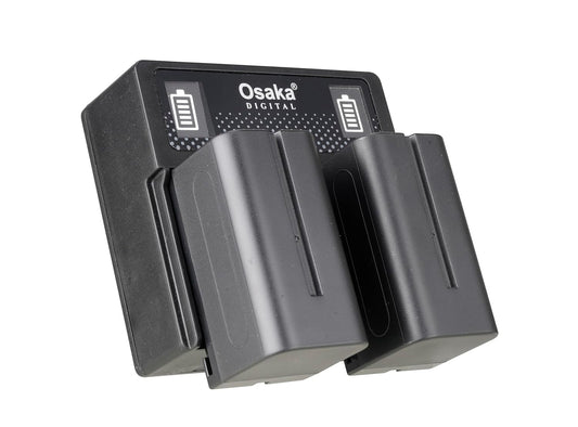 Osaka Ulera Fast Dual Led Battery Charger with 2-Batteries F750 1 Dual Charger