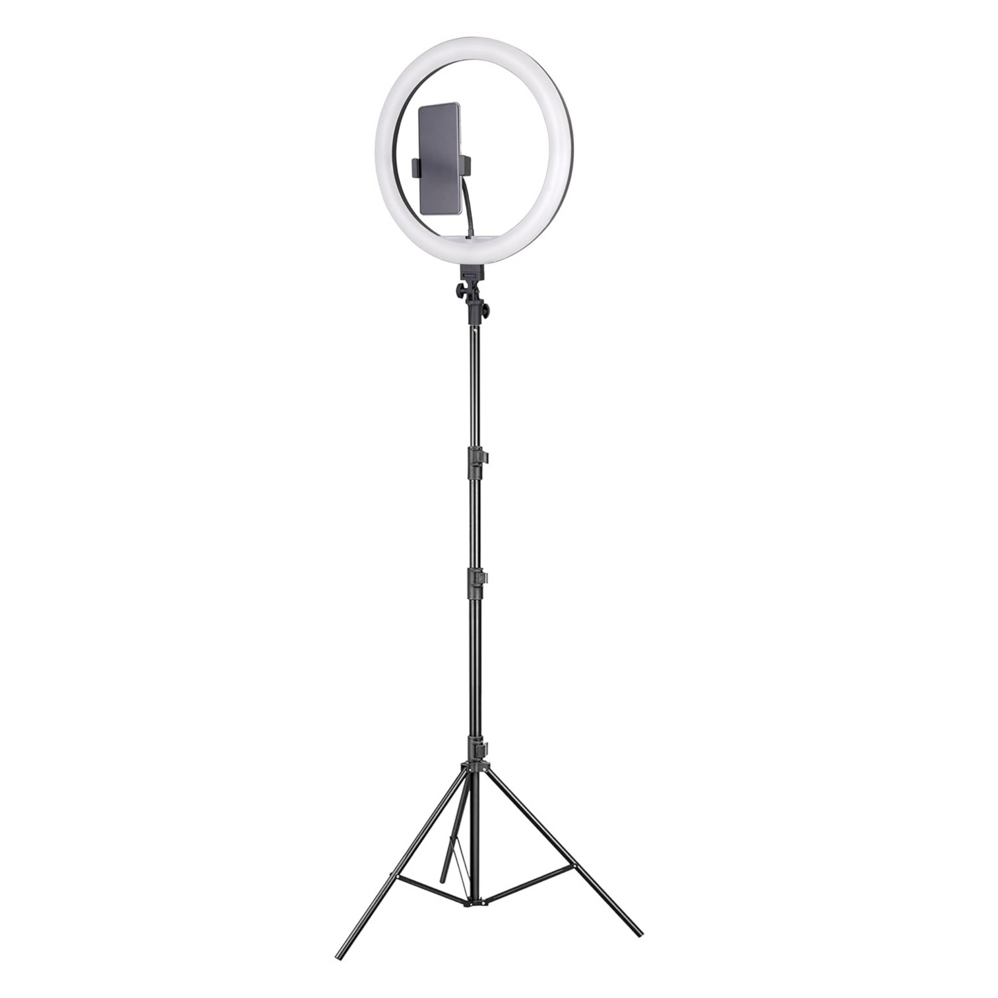 Osaka 14'' Professional Ring Light 15W with Stand & Table Tripod Lighting 2 Color Modes for Photo Video Shoot Live Stream Makeup Compatible with iPhone & Smartphone with Bluetooth for Android/iOS - OSAKATEK