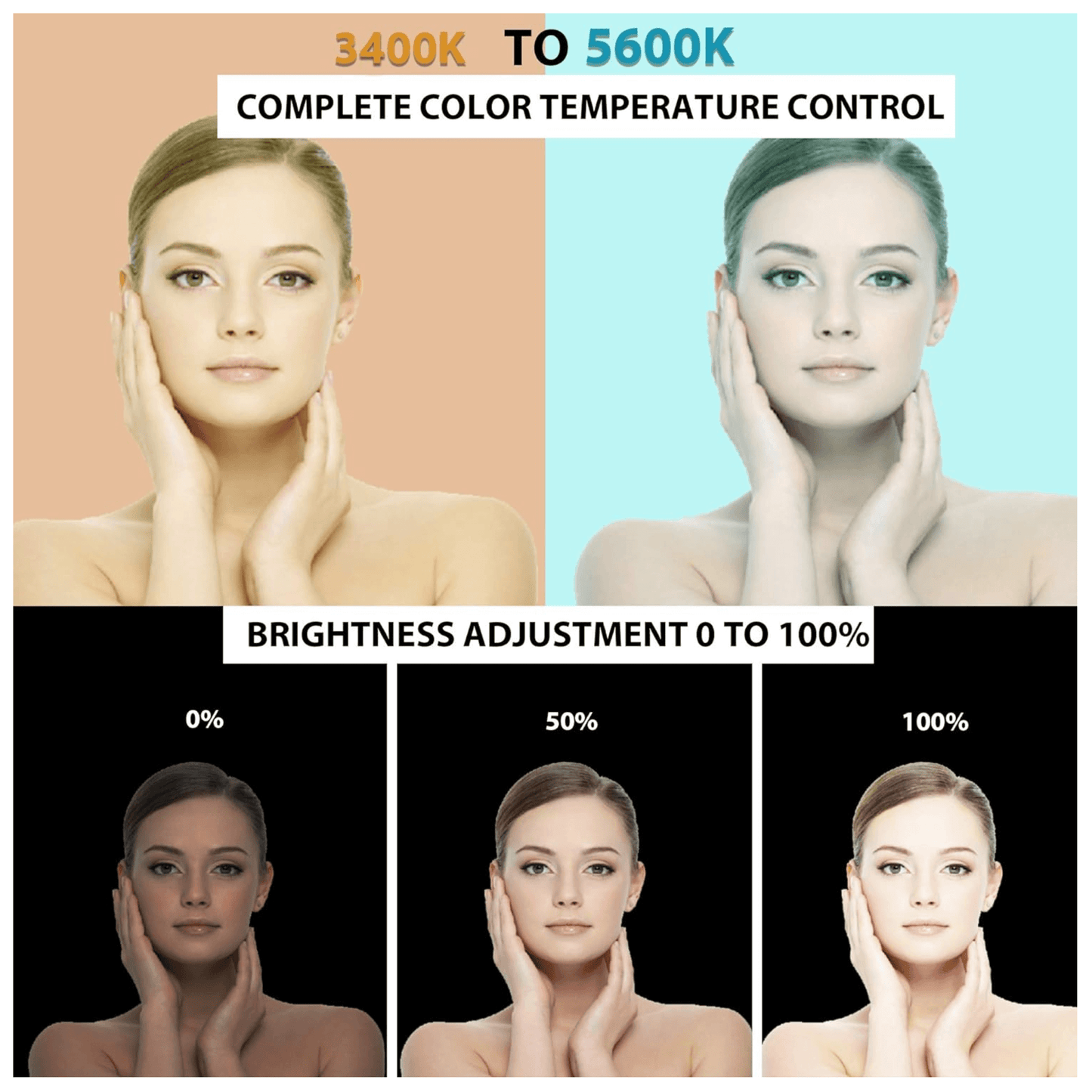 Osaka 18 Inches LED Ring Light 65W with Adjustable Color Temperature Wireless Remote for Tiktok MX Taka tak Instagram Reels vlogging YouTube Video Shooting Compatible with DSLR Camera and Smartphones - OSAKATEK