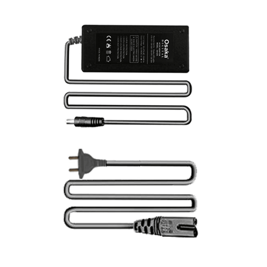 Osaka Bi-Color Dimmable LED Video Light OS 576 Slim for DSLR Camera YouTube Video Shooting with 1 Pc Combo kit: 1 Battery 8000 mAh; 1 Fast Charger; 1 AC Adapter; 1 Light Stand; 1 LED Bag; 1 Stand Bag - OSAKATEK