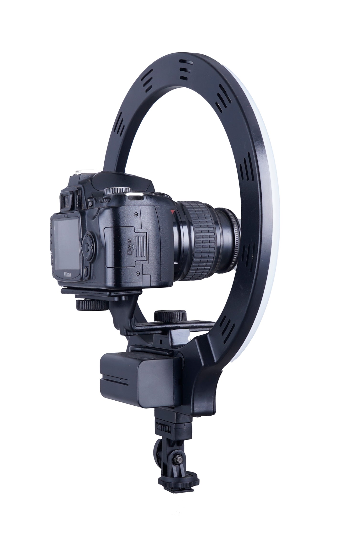 Osaka  Wireless Ring Light with 9V AC-Adapter and Table Tripod, Bluetooth Shutter| LED Dimmable Ringlight for Photography, Makeup, Live Streaming, YouTube & TikTok Videos