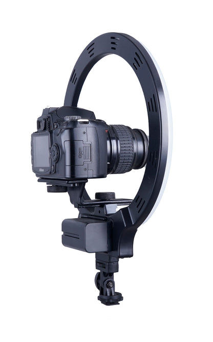 Osaka  Wireless Ring Light with 9V AC-Adapter and Table Tripod, Bluetooth Shutter| LED Dimmable Ringlight for Photography, Makeup, Live Streaming, YouTube & TikTok Videos