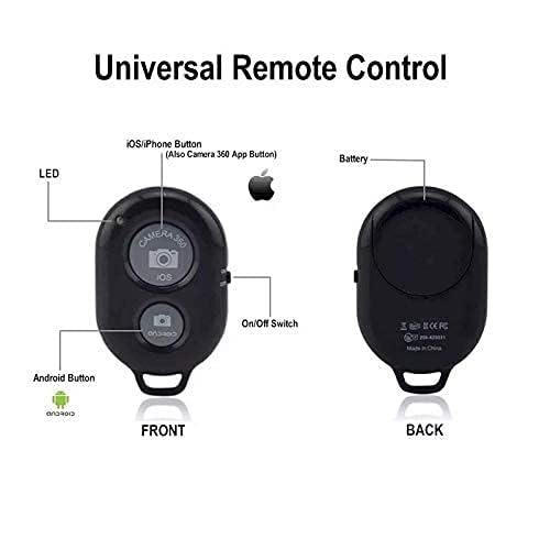 Diagram of a universal remote control with labeled buttons and features on a white background.