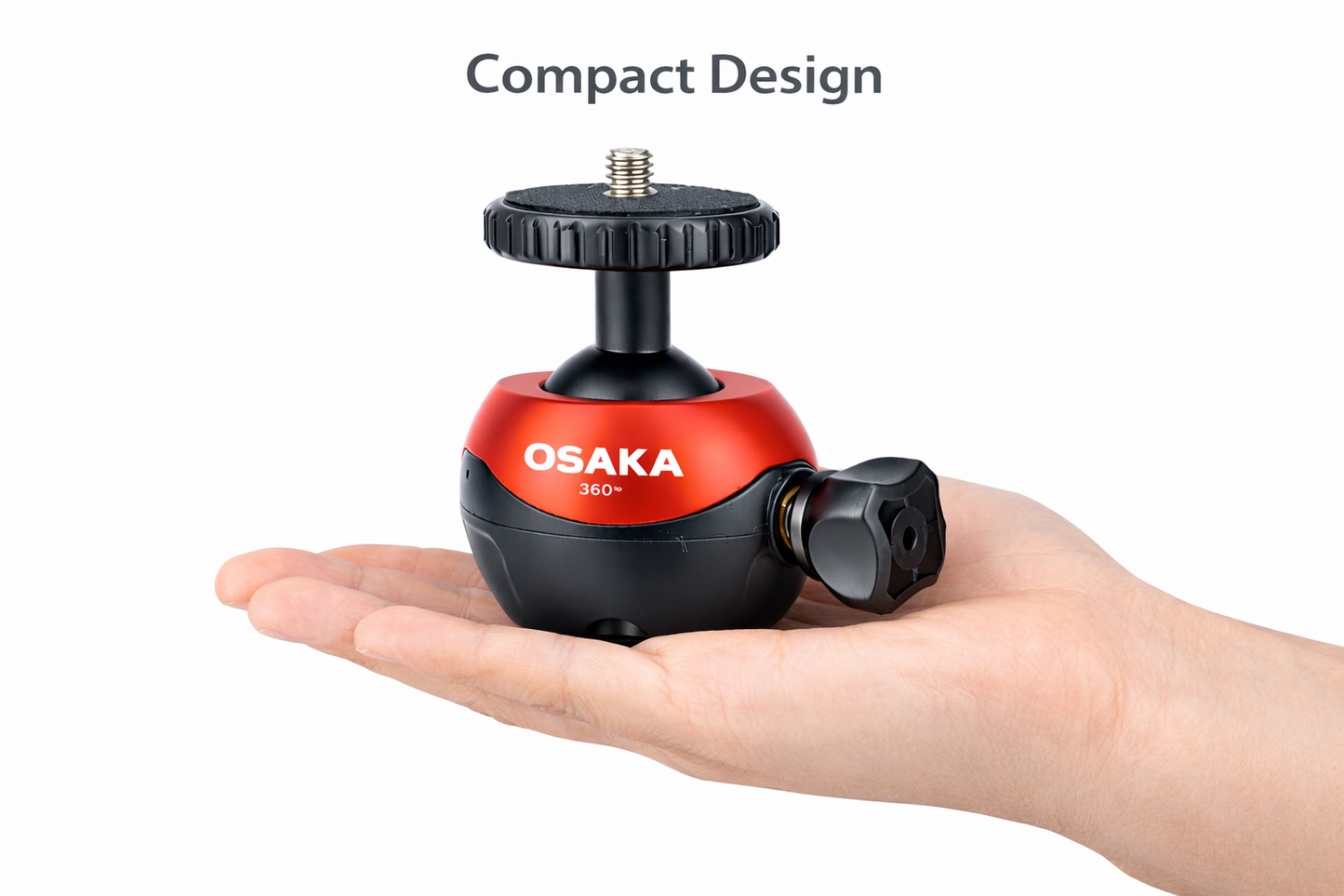 Swivel Mini Ball Head 1/4" Screw 360 Degree Aluminium 