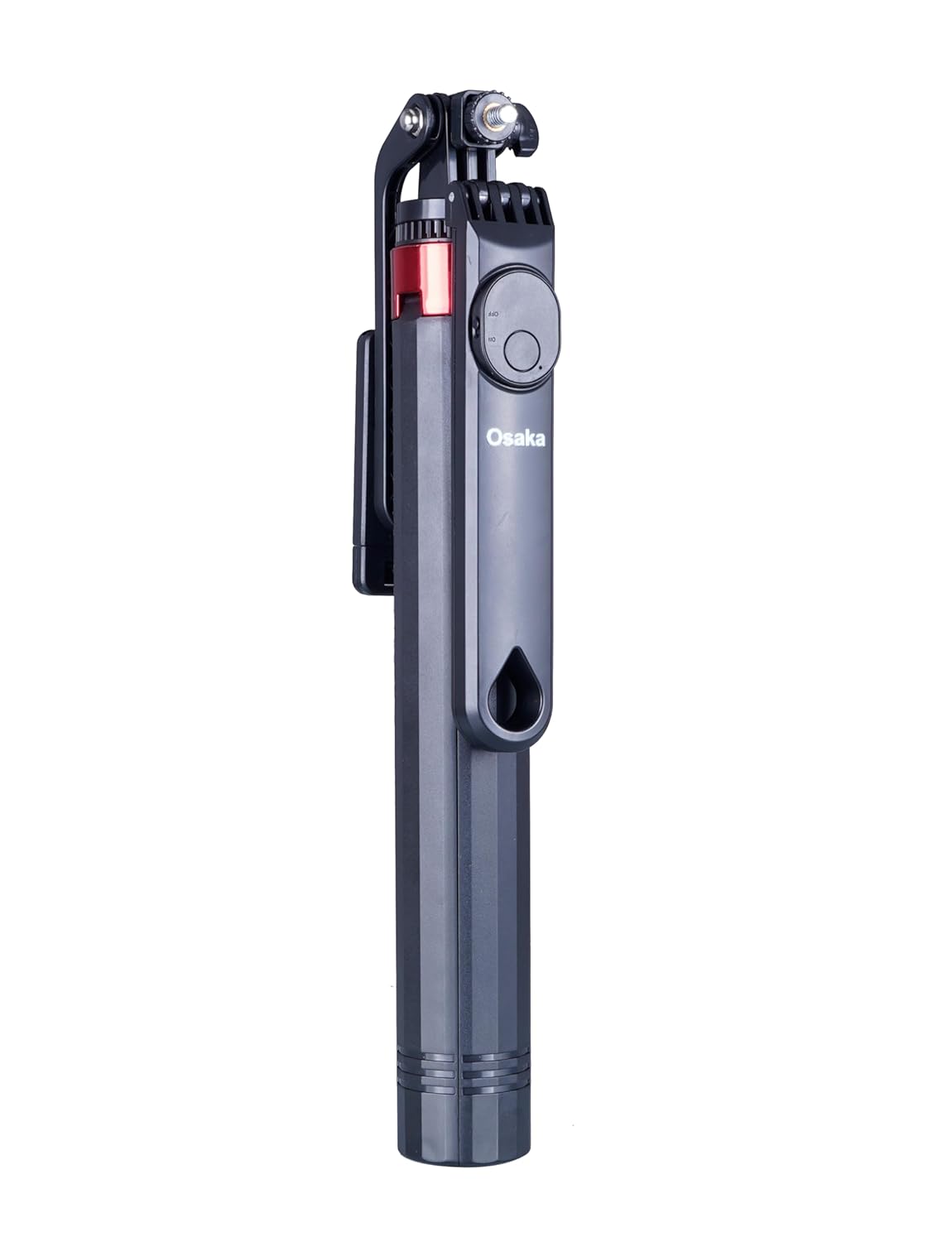 OSAKA OS-180 Selfie Stick Tripod with wireless remote, 360° rotation, lightweight design, ideal for smartphone vlogging and travel.