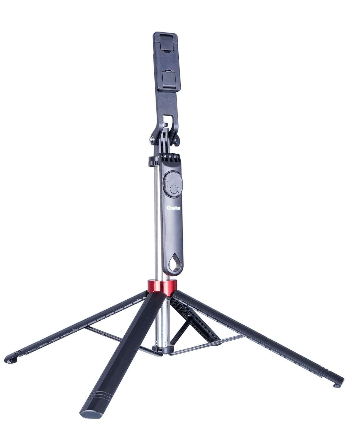 OSAKA OS-180 selfie stick tripod with wireless Bluetooth remote, extendable, 360° rotation, lightweight for smartphone vlogging and videos