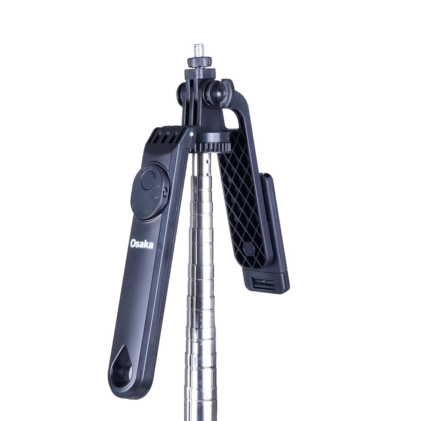 OSAKA OS-180 selfie stick tripod with wireless remote, 360° rotation, lightweight design for smartphone vlogging and video recording.