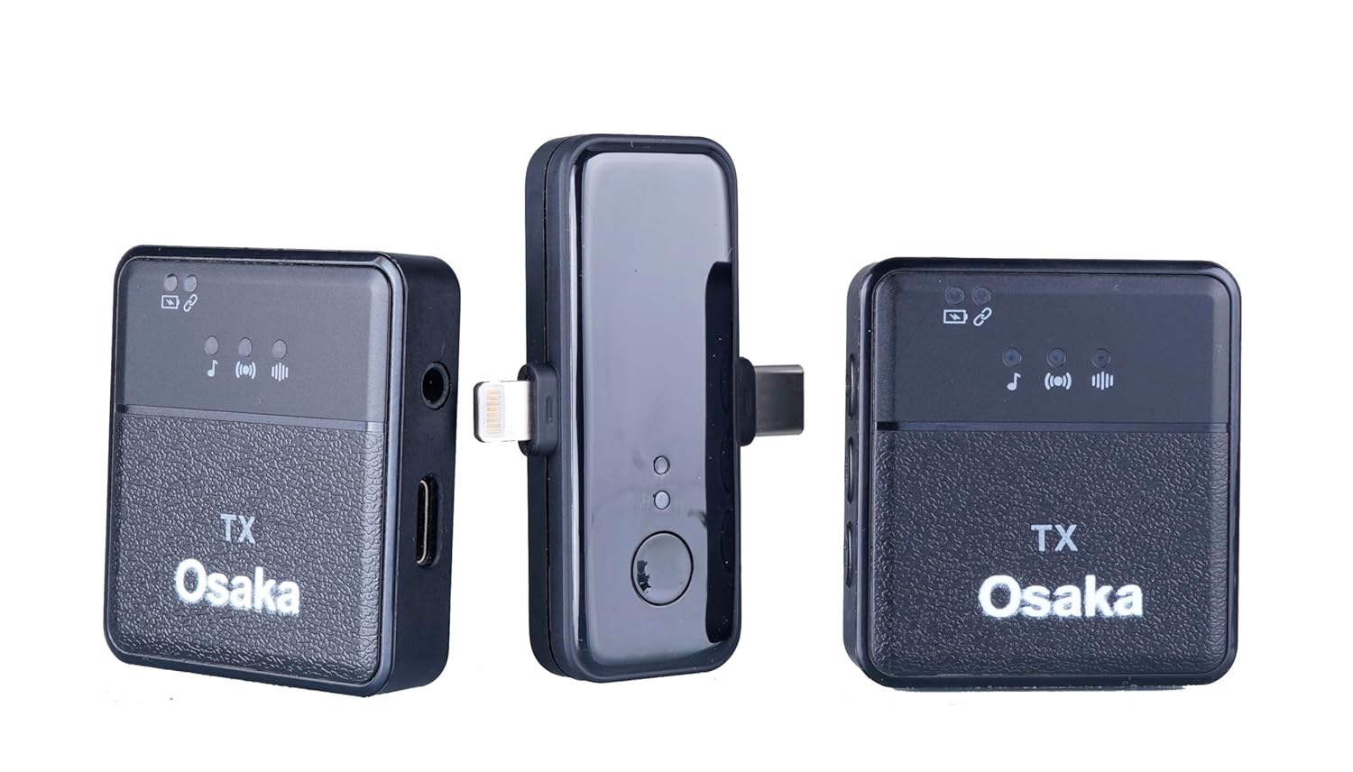 Two Osaka TX devices  Wireless Mic for mobile 