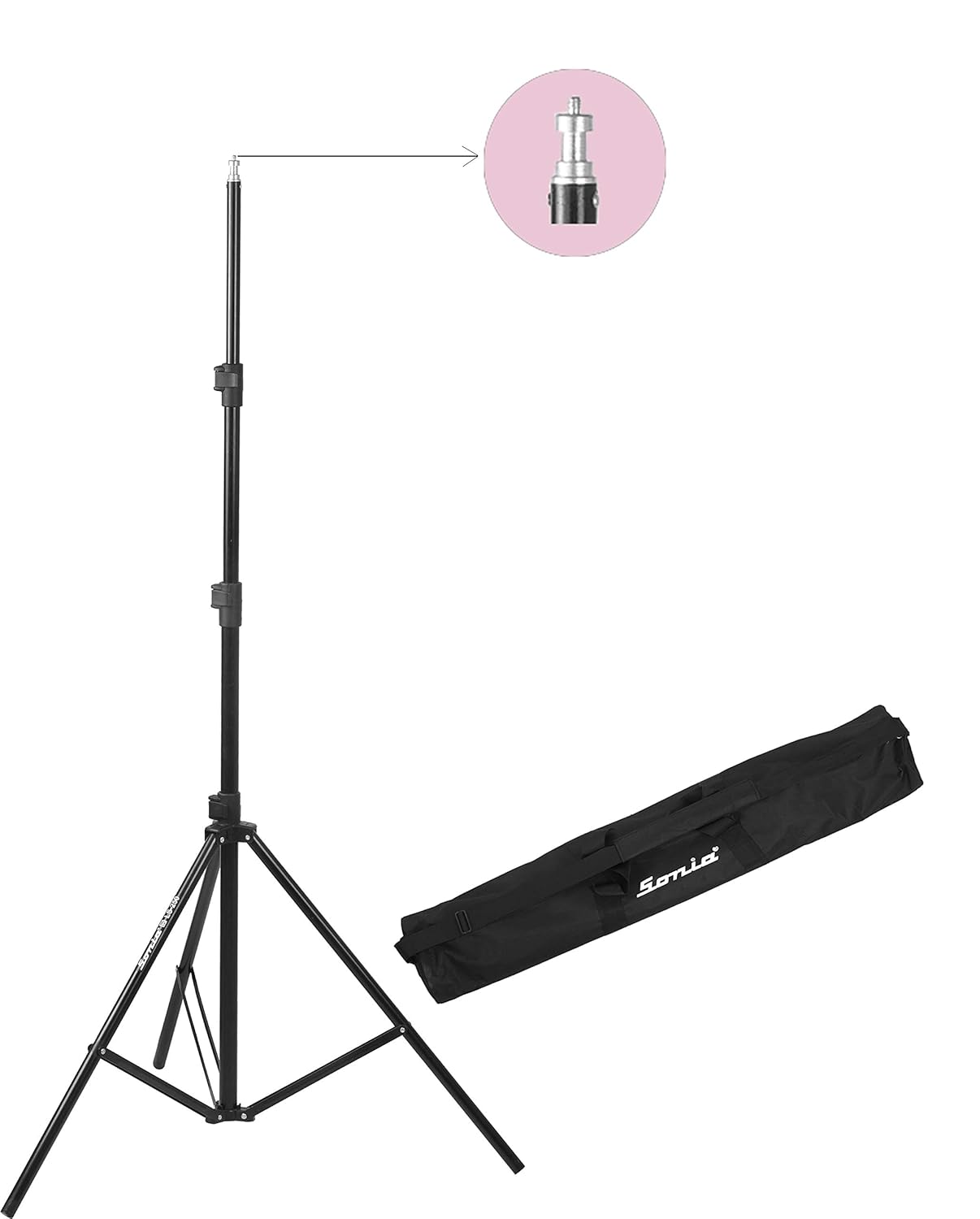 camera led light with battery