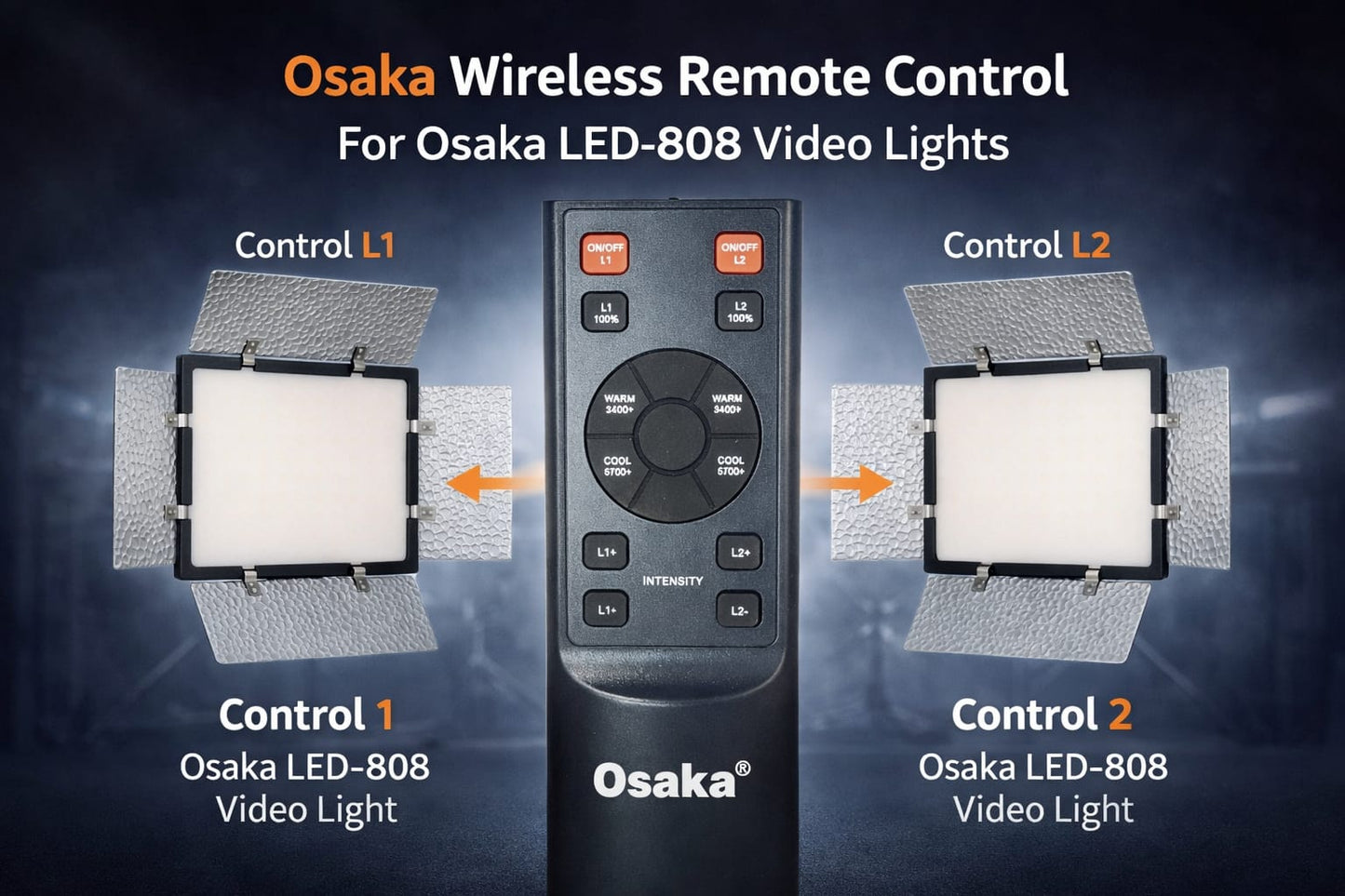   LED VIDEO  LIGHT REMOTE