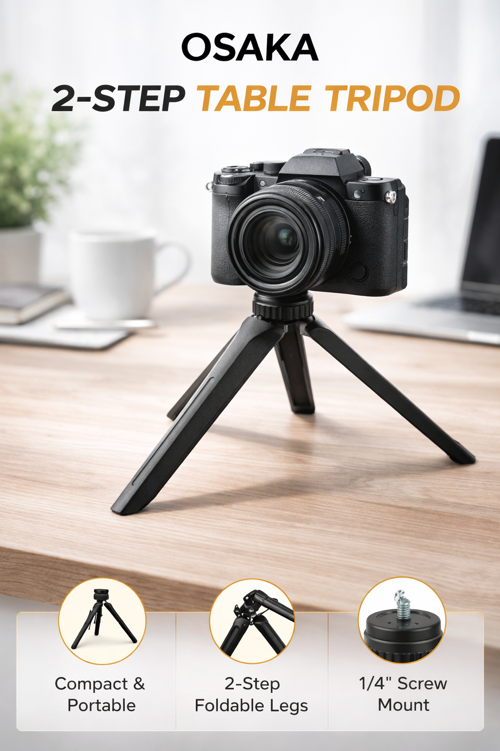 TABLE TRIPOD FOR MOBILE PHONE