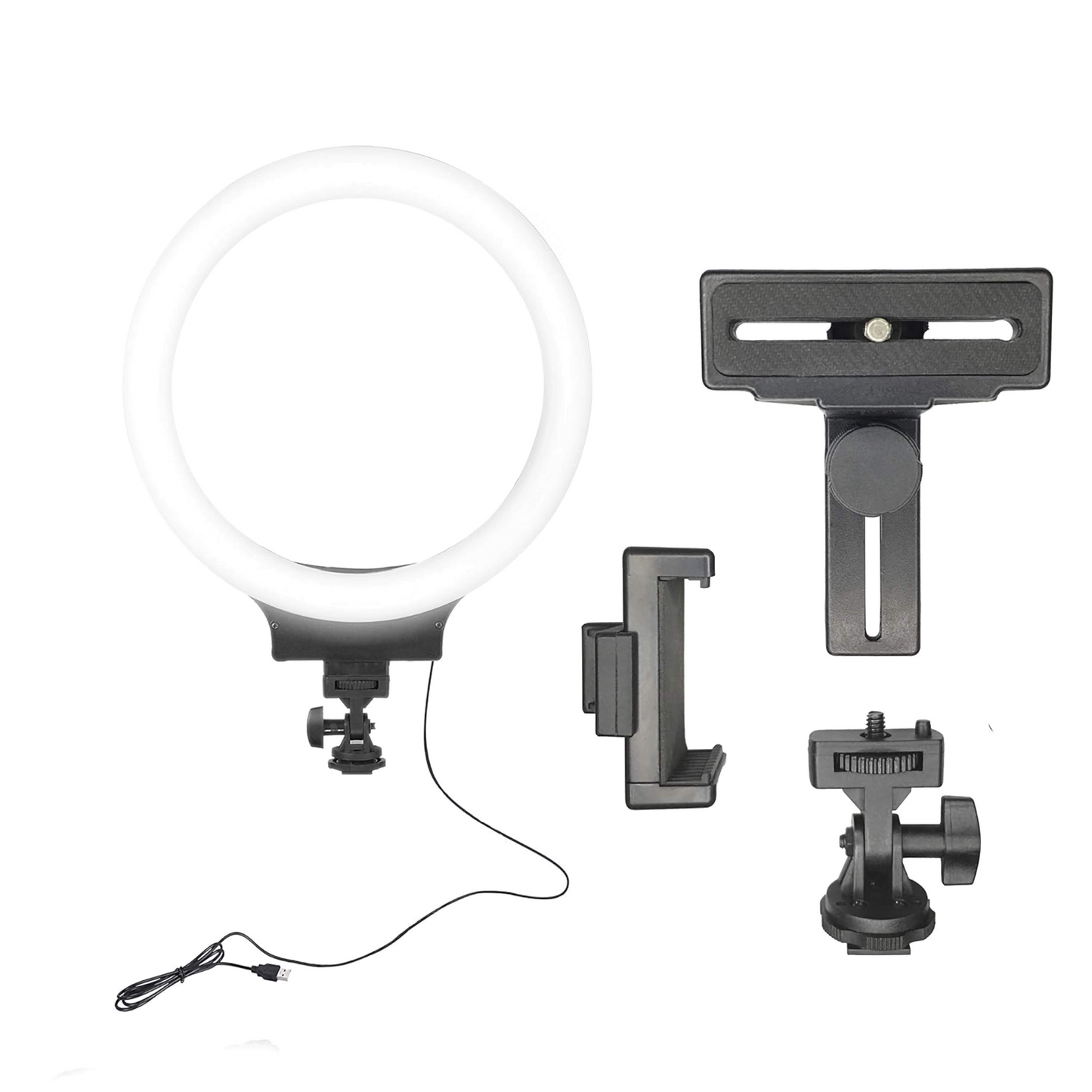 Osaka 10 inch LED Ring Light, without Stand, Compatible with Camera & Smartphones for TikTok, YouTube, Photoshoot, Video