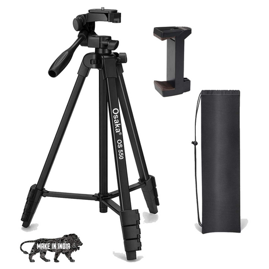 Osaka OS 550 Tripod 55 Inches (140 cm) with Mobile Holder - OSAKATEK