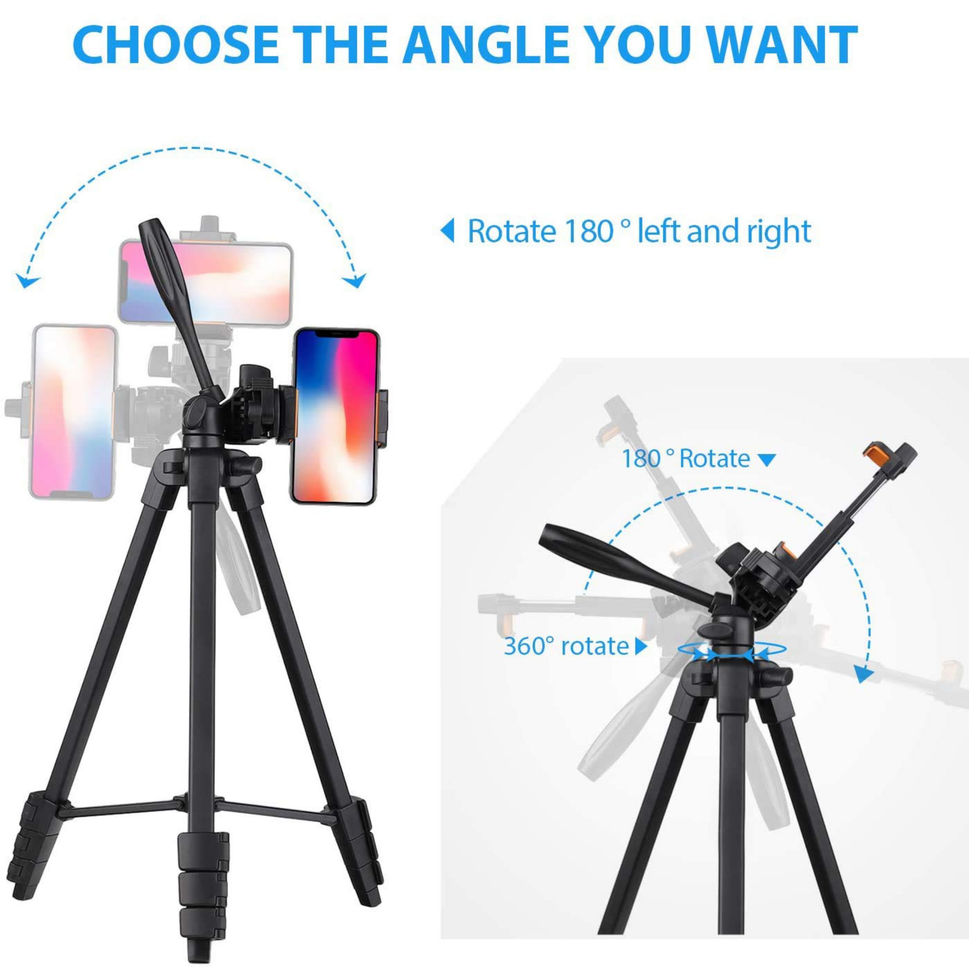 Osaka OS 550 Tripod 55 Inches (140 cm) with Mobile Holder - OSAKATEK