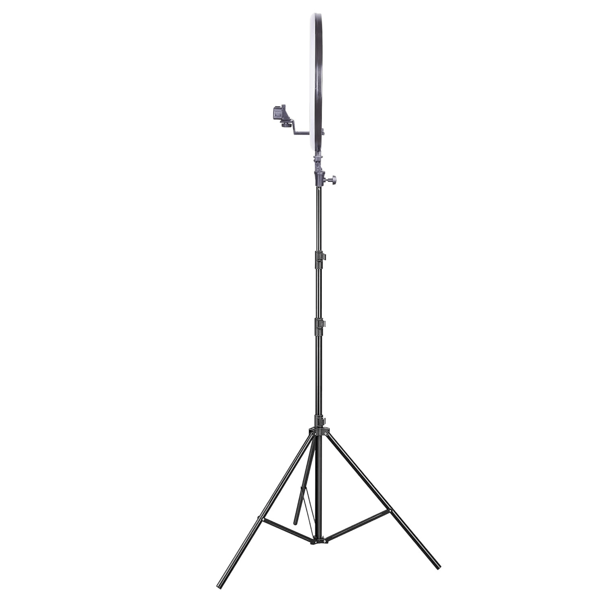 Osaka® 10" Professional LED Ring Light with Tripod Stand for Mobile Phones & Camera, 3 Color Temperature Mode Dimmable Lighting for Photo Shoot YouTube Video Shooting with Bluetooth for Andoid/iOS - OSAKATEK