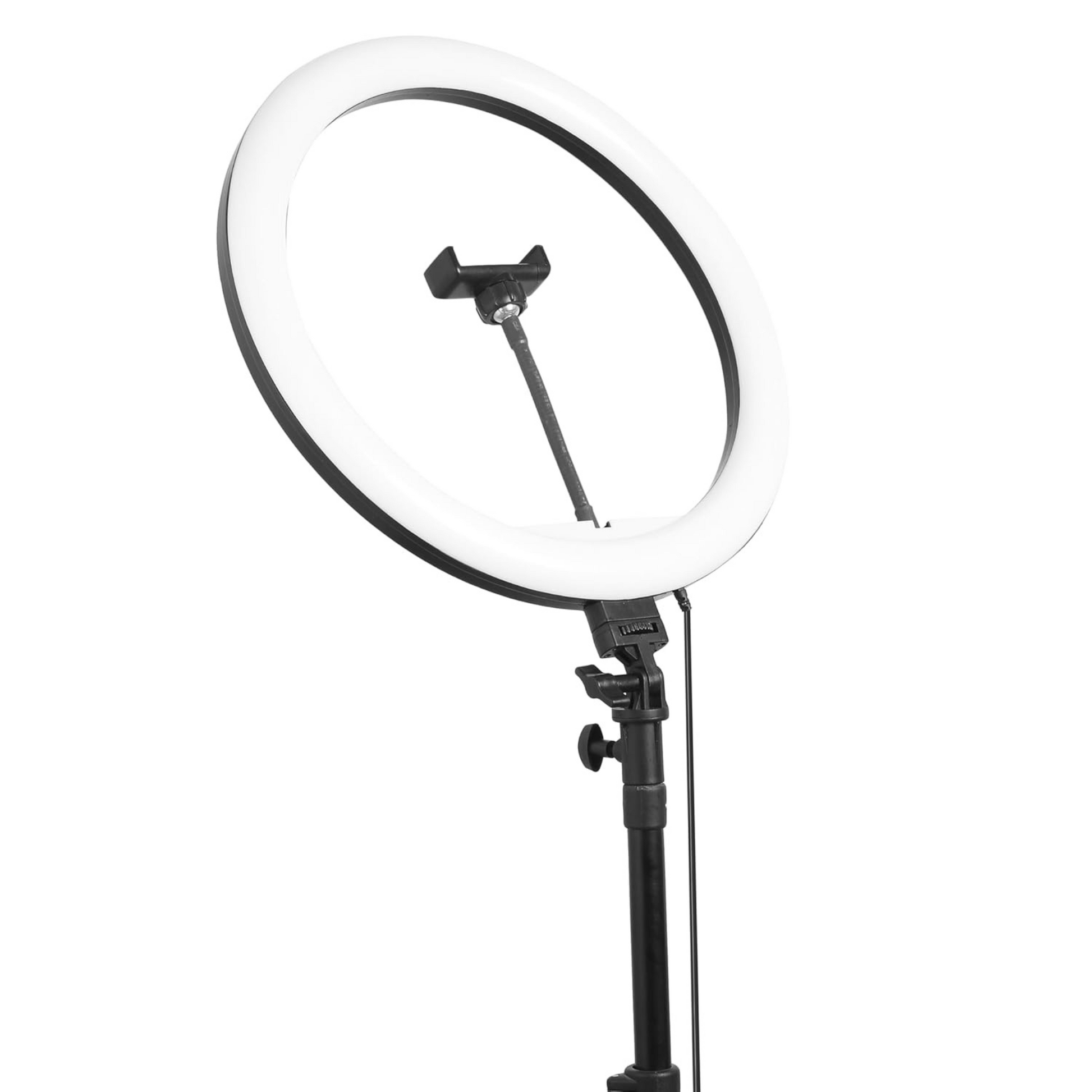 Osaka® 14-Inch LED Ring Light - 15W Dimmable Lighting with 2 Color Modes for Photo & Video Shoots, Live Streaming & Makeup - Compatible with iPhone & Android - OSAKATEK