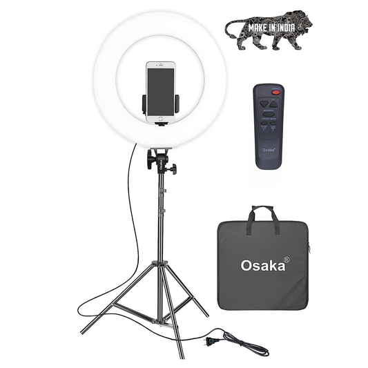 Osaka 18 Inches LED Ring Light 65W with stand - OSAKATEK
