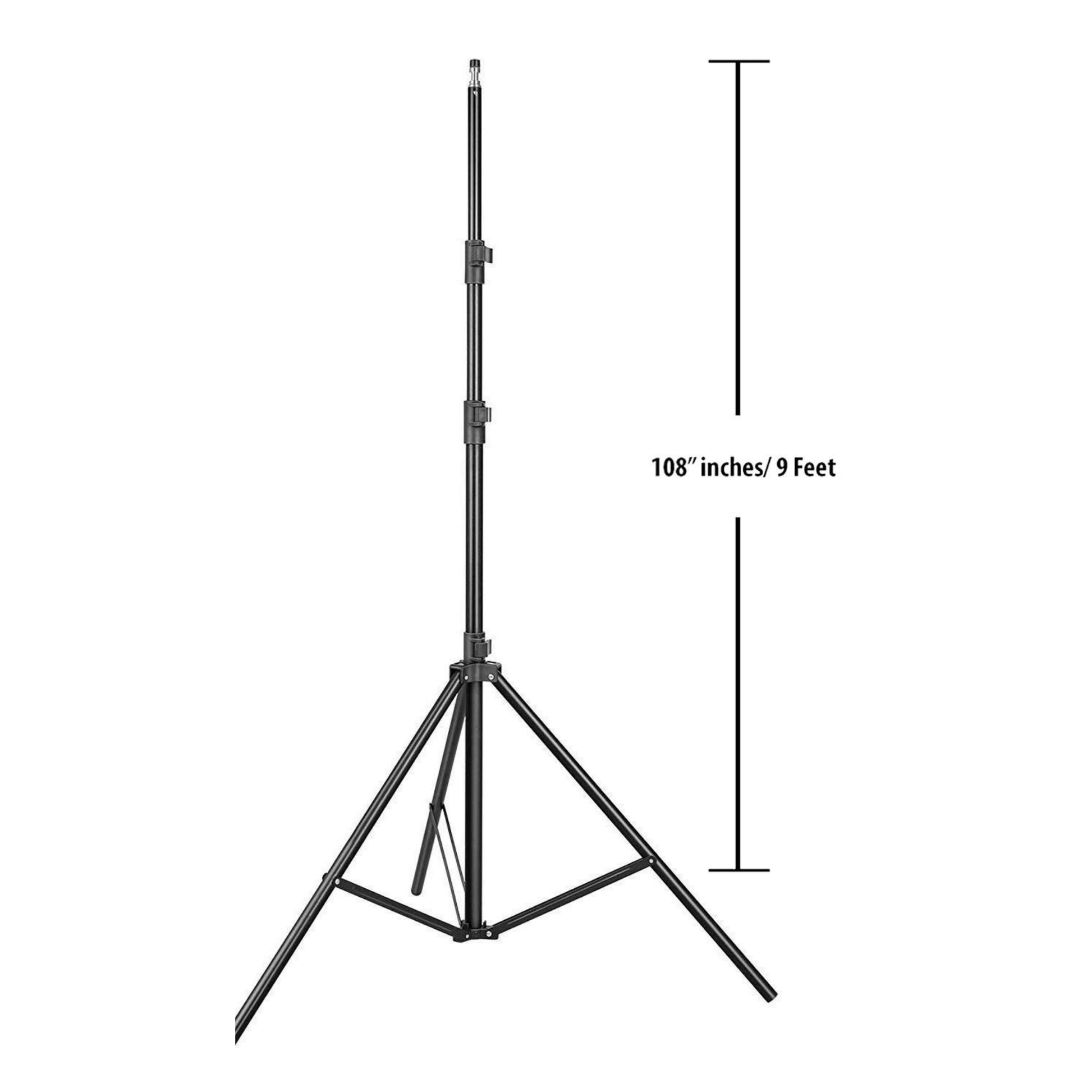 Osaka Bi-Color Dimmable LED Video Light OS 576 Slim for All DSLR Cameras Video Cameras YouTube Video Shooting 2 Pc Combo kit: 2 AC/DC Adapter; 2 Light Stand 9 Feet; 2 LED Bag; 1 Stand Bag - OSAKATEK