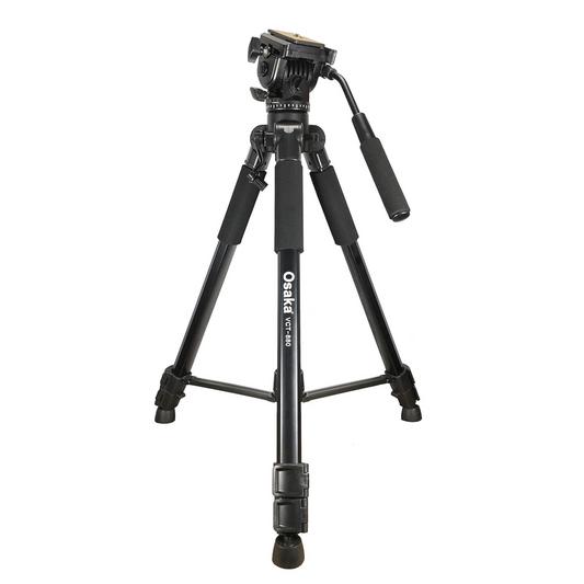 Osaka VCT 880 Tripod with Bag for Digital SLR & Video Cameras (Load Capacity 5000 Grams) - OSAKATEK